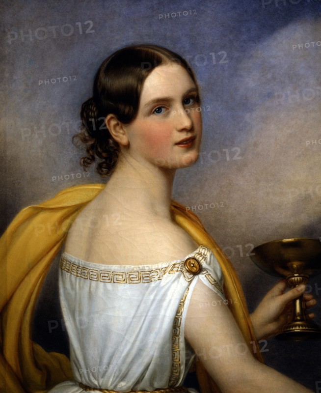 Stieler, Portrait d'Antonia Wallinger