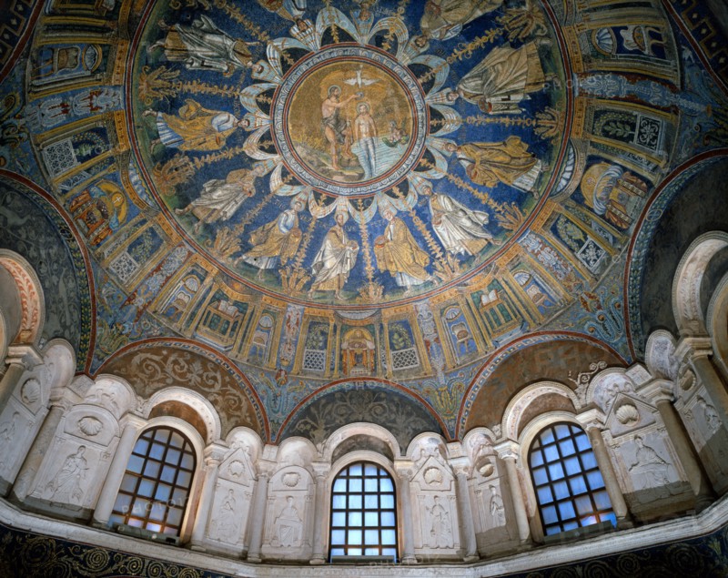 Orthodox Baptistery in Ravenna: dome