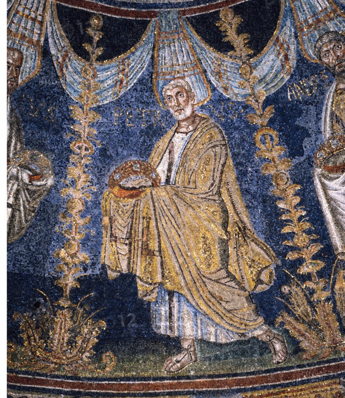 Baptistère des Orthodoxes à Ravenne : détail de la coupole