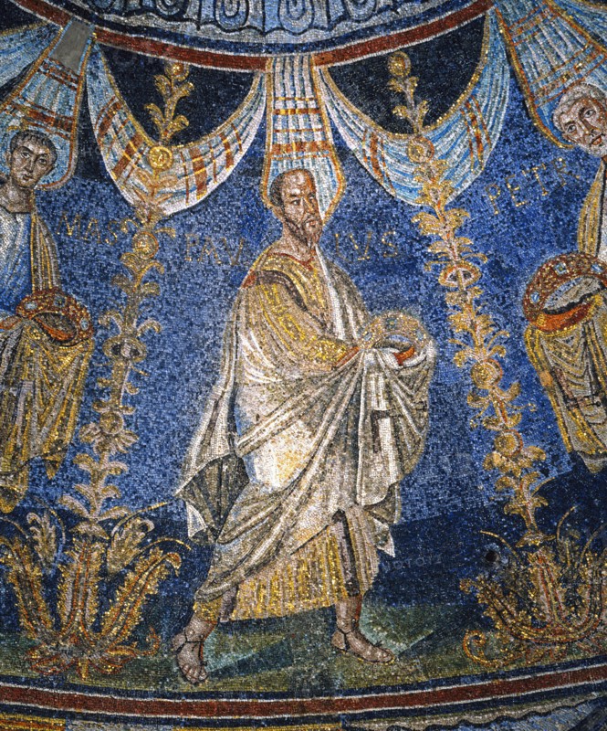 Baptistère des Orthodoxes à Ravenne : détail de la coupole