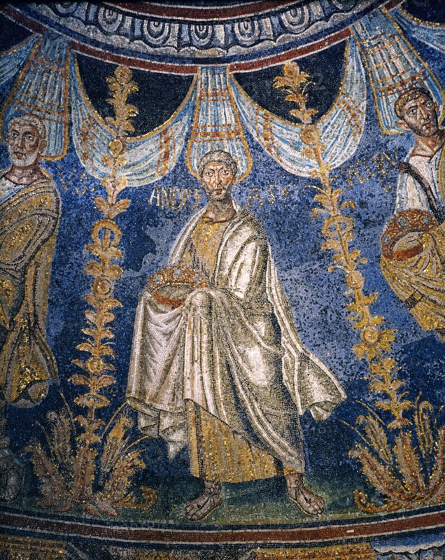 Baptistère des Orthodoxes à Ravenne : détail de la coupole