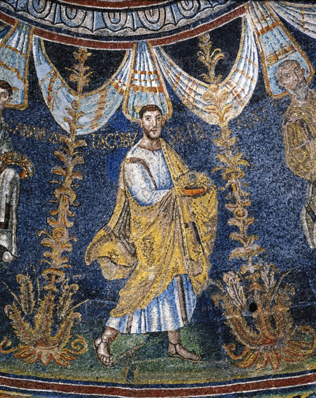 Baptistère des Orthodoxes à Ravenne : détail de la coupole