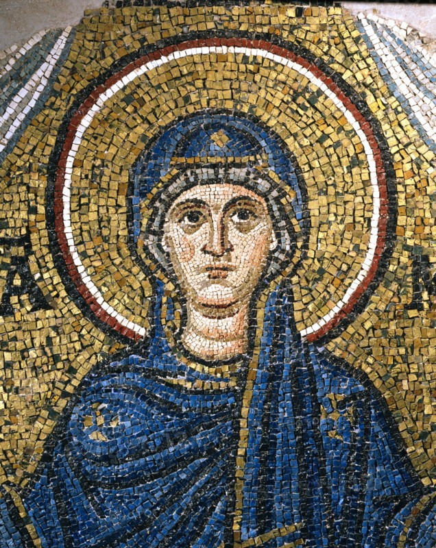 Vierge orante (détail)