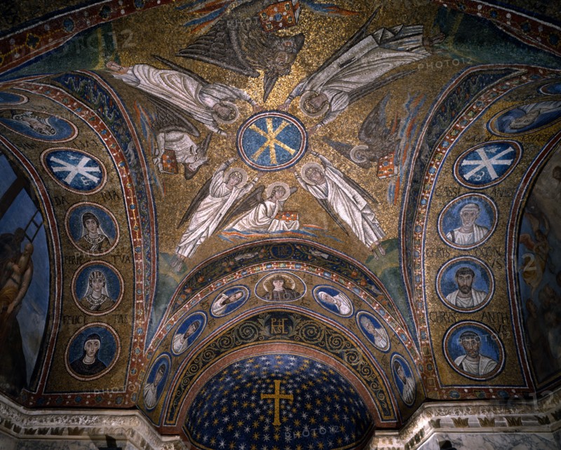 Voûte de la Chapelle de l'Archevêché à Ravenne
