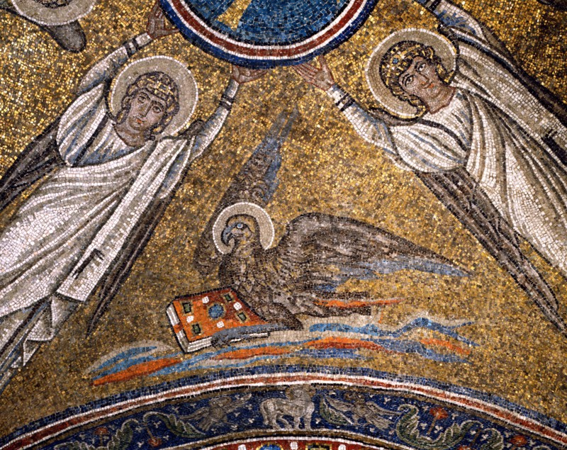 Voûte de la Chapelle de l'Archevêché à Ravenne (détail)