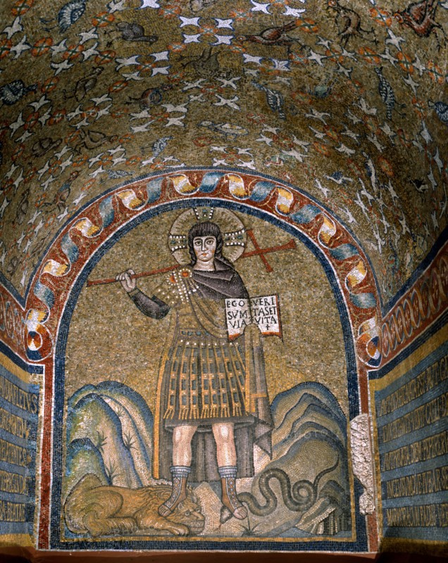 Narthex de la Chapelle de l'Archevêché à Ravenne