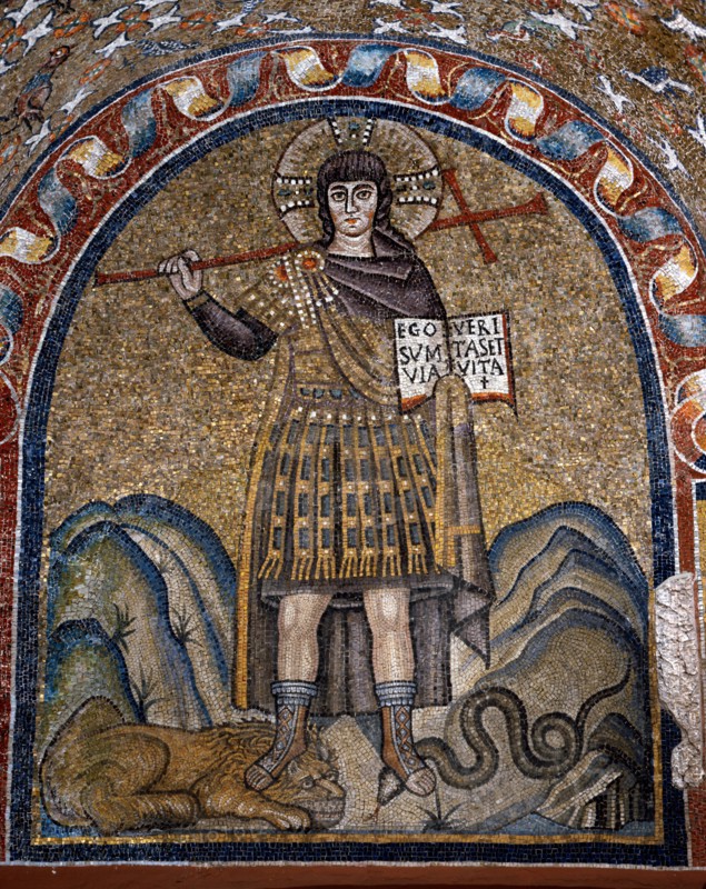 Narthex de la Chapelle de l'Archevêché à Ravenne