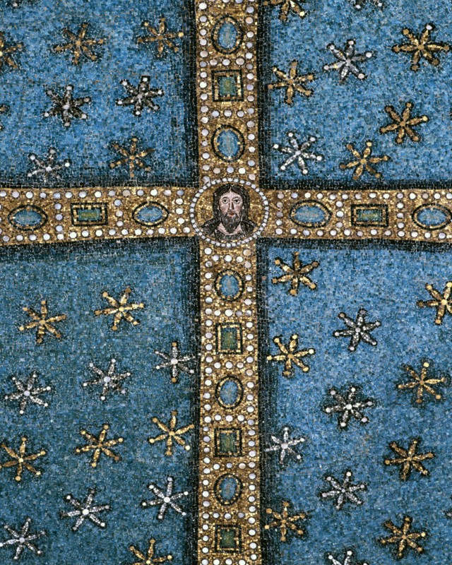Basilica of Sant'Apollinare in Classe, Ravenna, Mosaic of the apse (detail)