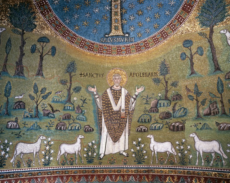 Basilica of Sant'Apollinare in Classe, Ravenna, Mosaic of the apse