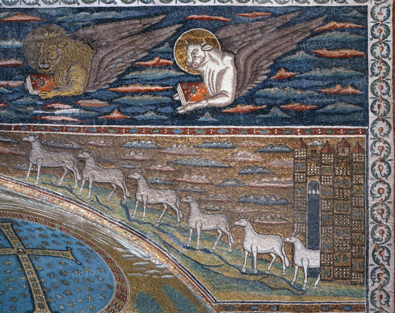 Basilique Sant'Apollinare in Classe à Ravenne, mosaïque de l'abside