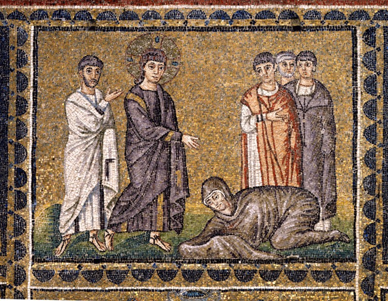 Basilica of Sant'Apollinare Nuovo, Ravenna: The Healing of the Hemorrhagic Woman