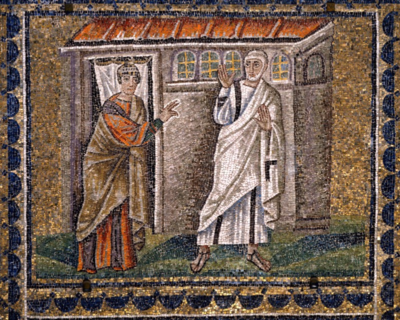 Basilique Sant'Apollinare Nuovo à Ravenne : La trahison de Pierre