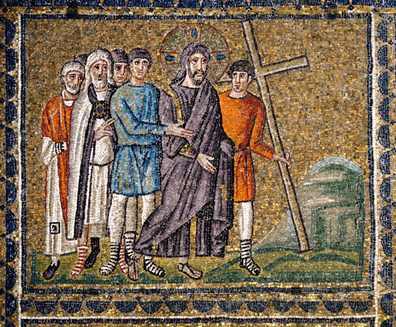 Basilica of Sant'Apollinare Nuovo, Ravenna: Jesus taken to Calvary