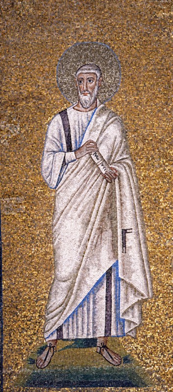 Basilique Sant'Apollinare Nuovo à Ravenne : figure de prophète