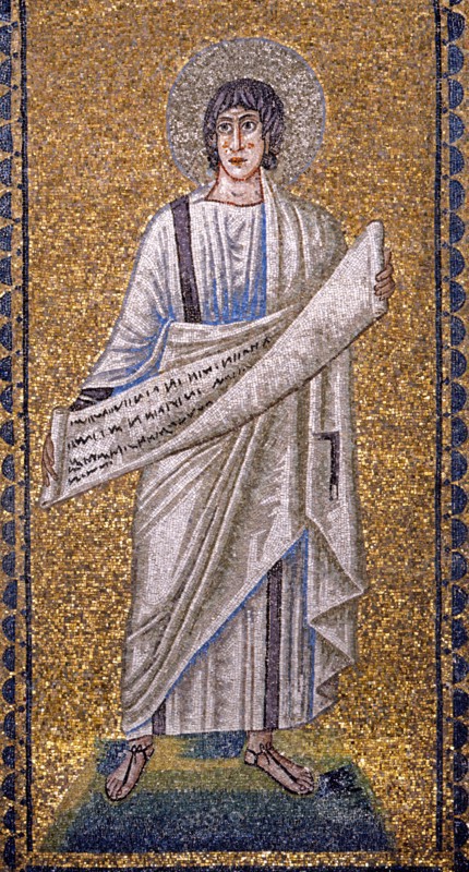 Basilique Sant'Apollinare Nuovo à Ravenne : figure de prophète