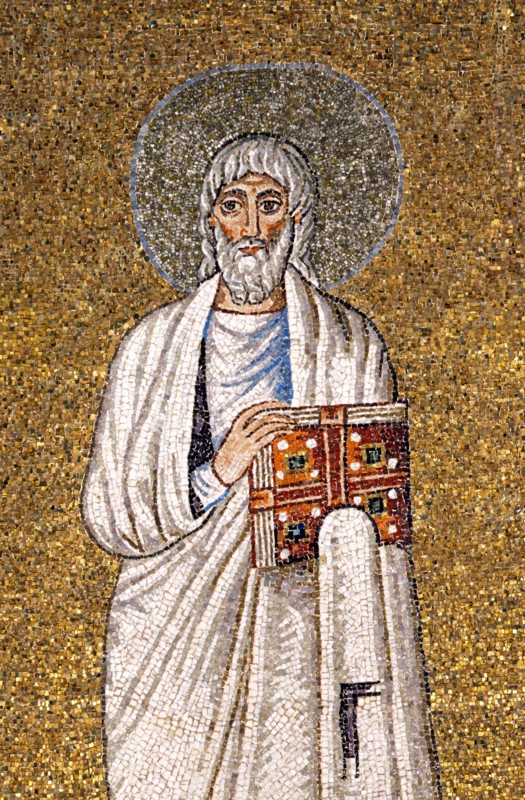Basilique Sant'Apollinare Nuovo à Ravenne : figure de prophète
