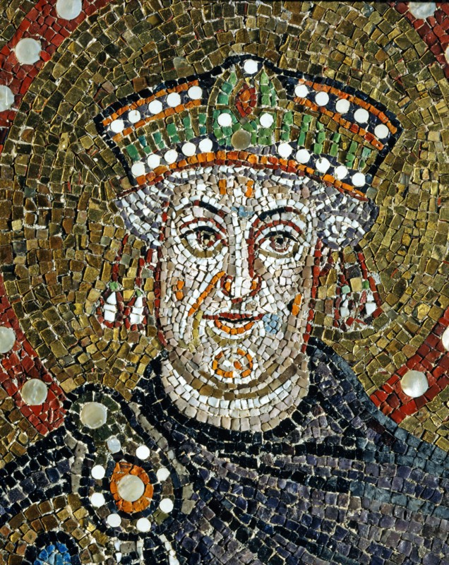 Basilique Sant'Apollinare Nuovo à Ravenne : L'empereur Justinien
