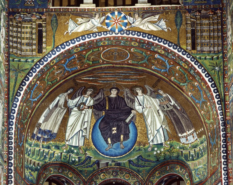 Basilica San Vitale in Ravenna: decoration of the apse
