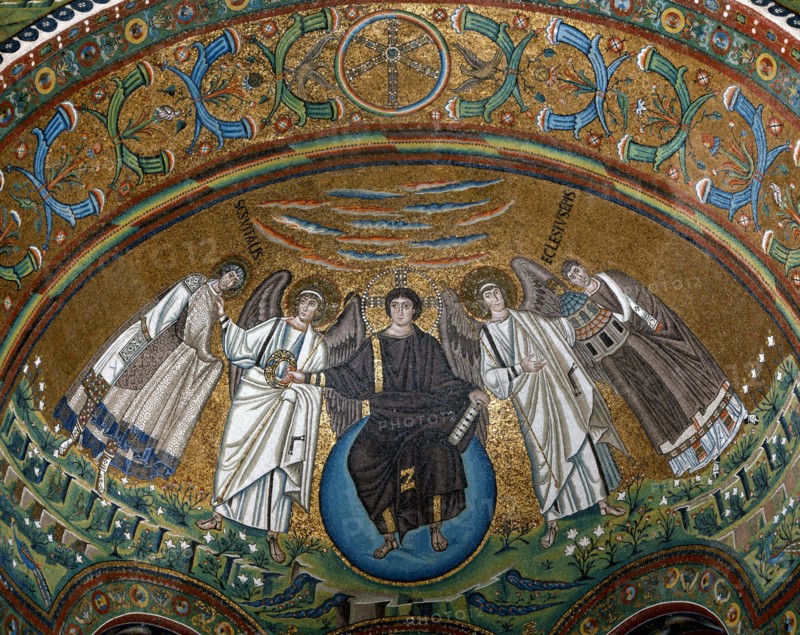 Basilica San Vitale in Ravenna: decoration of the apse