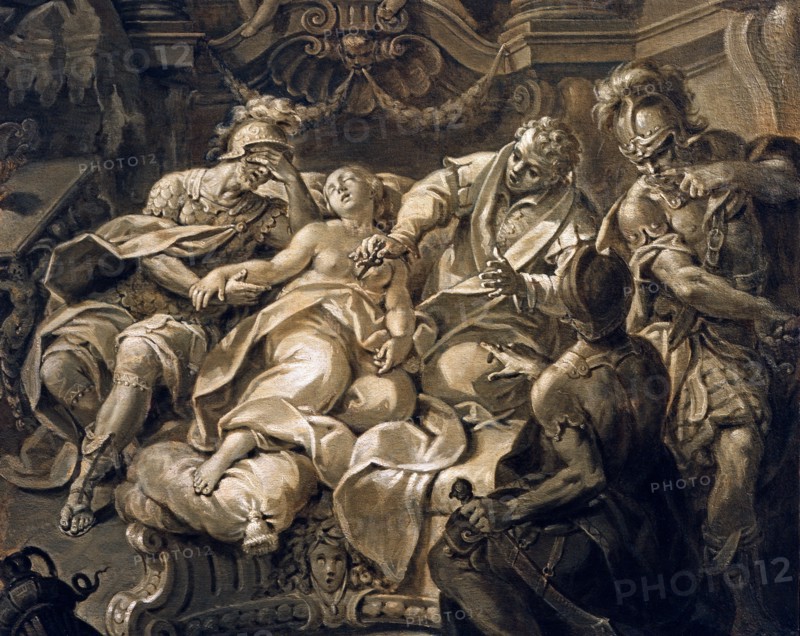 Armide killing himself (detail)
