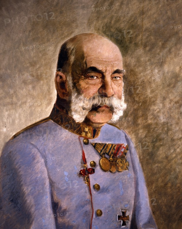 Portrait of Francois Joseph 1st, Emperor of Austria