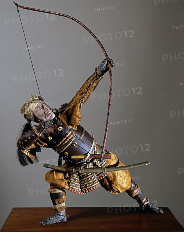 Japanese archer statue