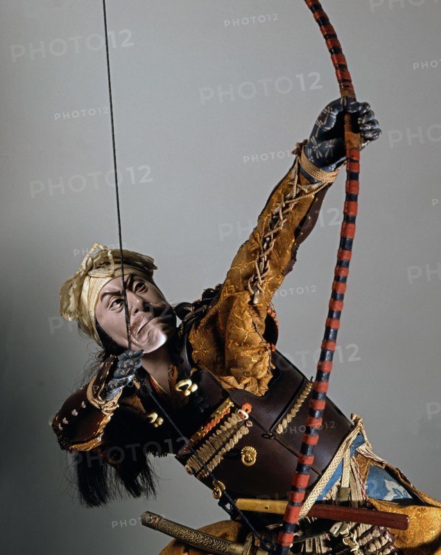Japanese archer statue
