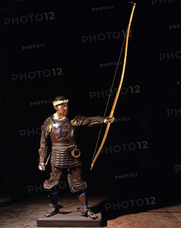 Japanese archer statue