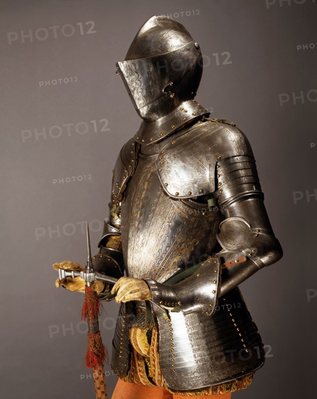 Armure de soldat à cheval