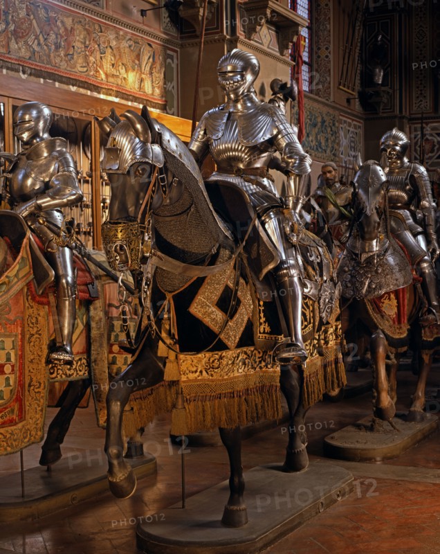 Steel knight's armor repels