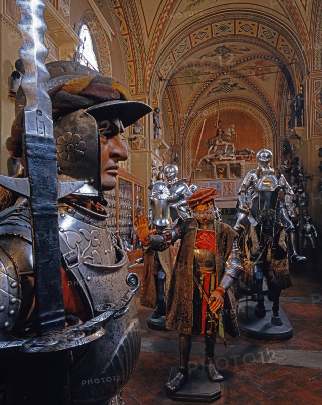 Hall of the Stibbert Museum in Florence
