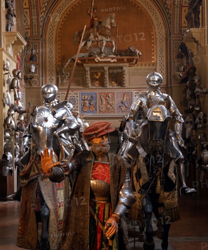 Hall of the Stibbert Museum in Florence