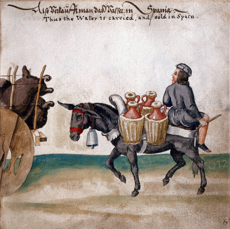 Water seller, following the Arab soldiers in Spain
