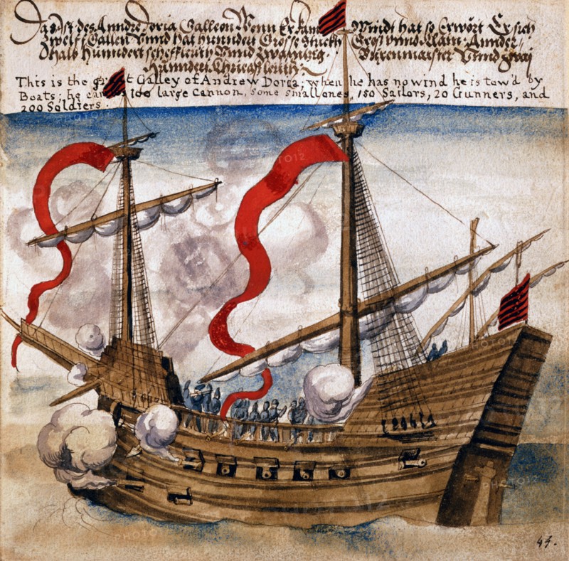Flagship of Andrea Doria's fleet