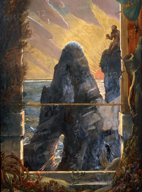 Door of the Stibbert Museum painted by Frederick Stibbert (detail)
