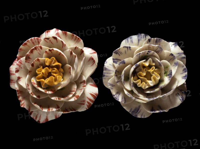 Manufacture de Vincennes, fleurs en porcelaine