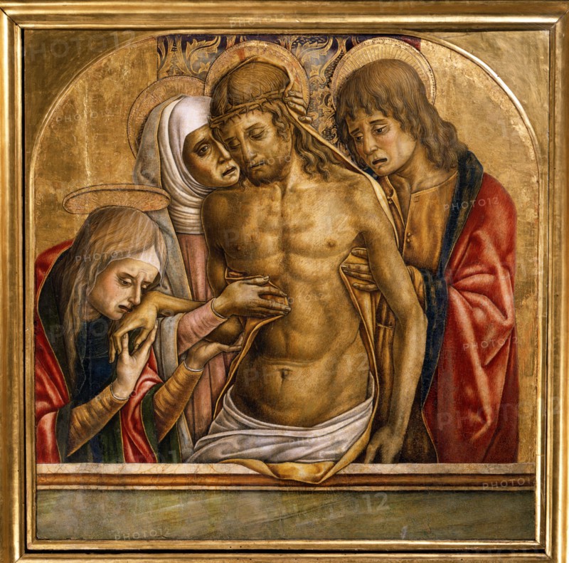 Vittore Crivelli, Lamentation on the body of Christ