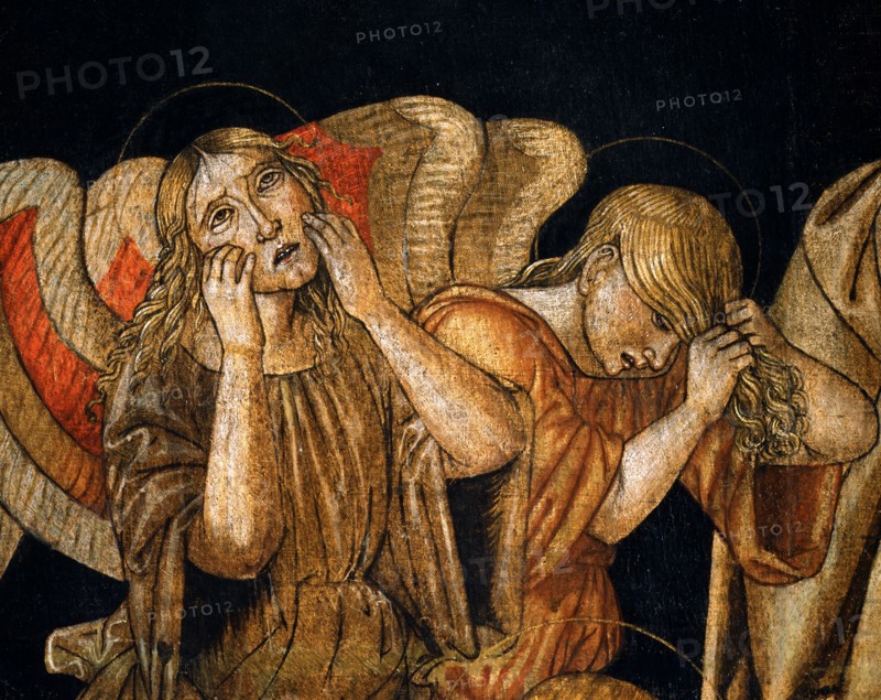 Bernardino di Mariotto, La Déposition du Christ (détail)