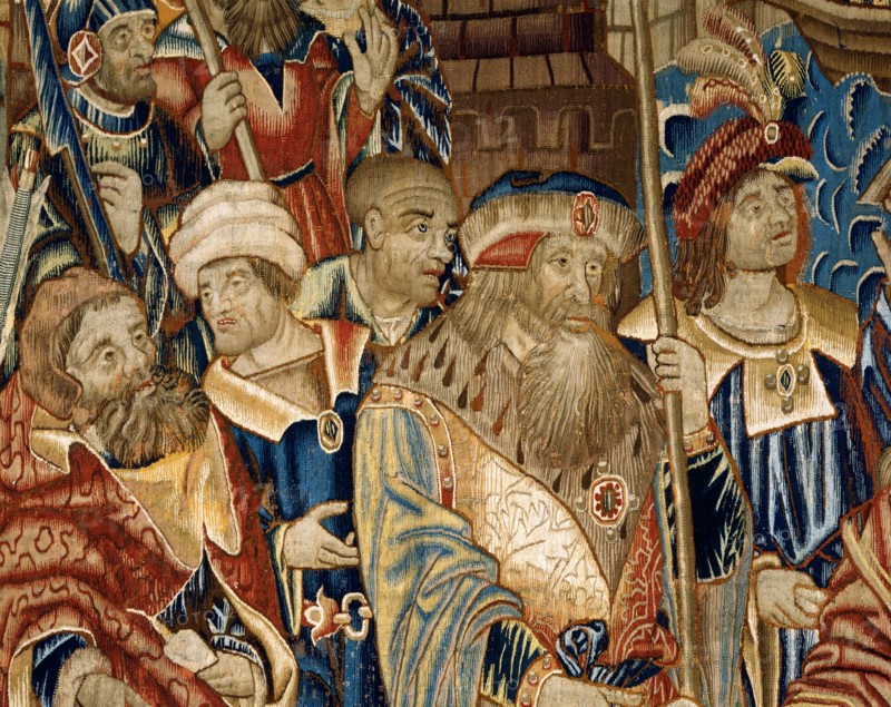 Vasco da Gama's expedition to Calicut (detail)