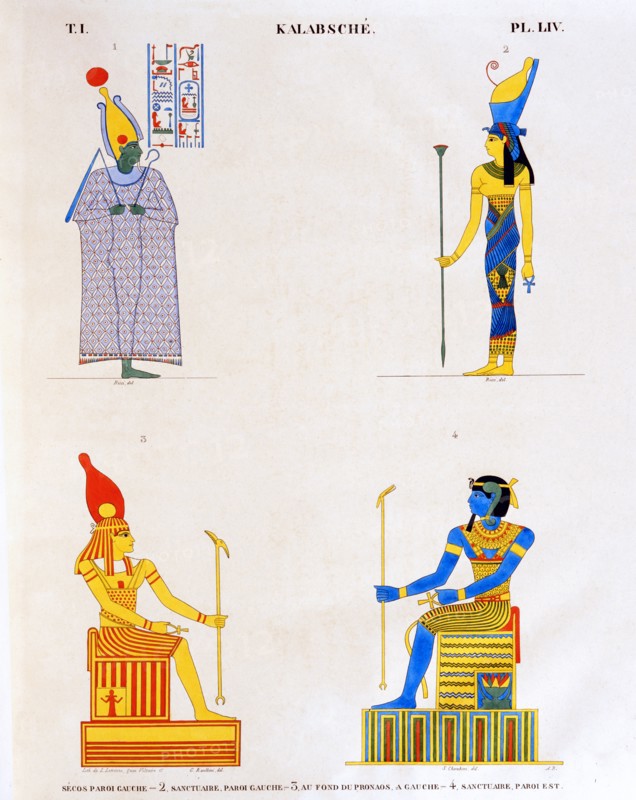 Champollion, Figures and hieroglyphs of the Kalabsche Sanctuary