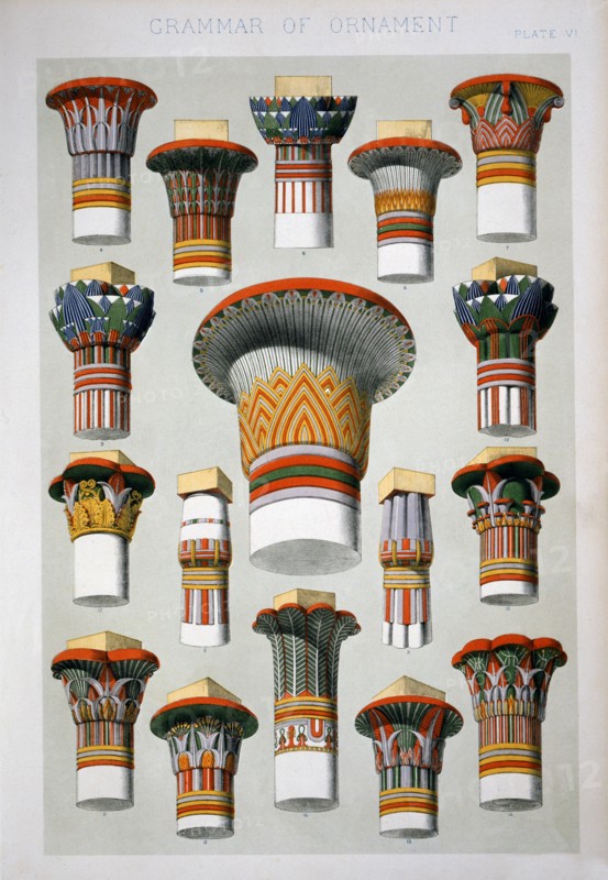 Décorations de l'Egypte ancienne, par Owen Jones