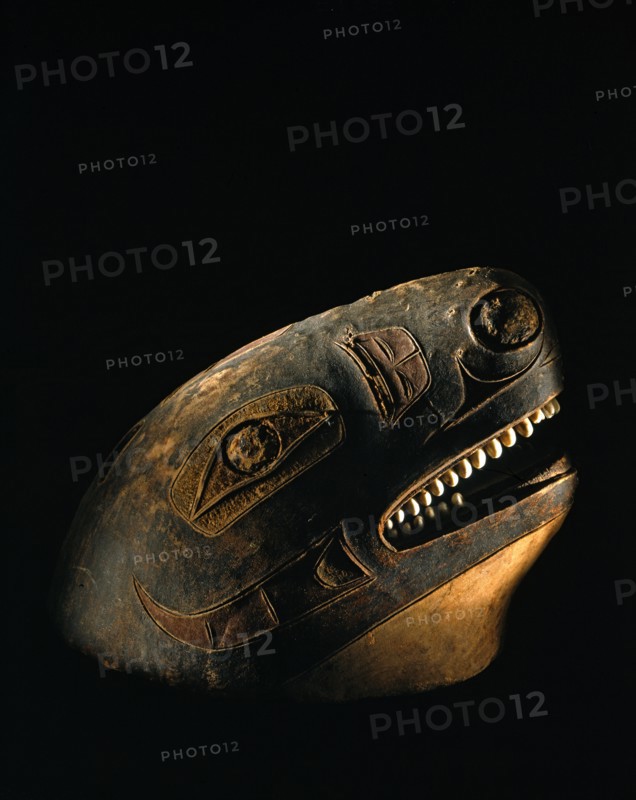 Masque zoomorphe de l'ethnie TLINGIT (Amérique du Nord)