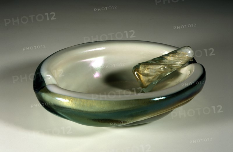 Cendrier en verre de Murano