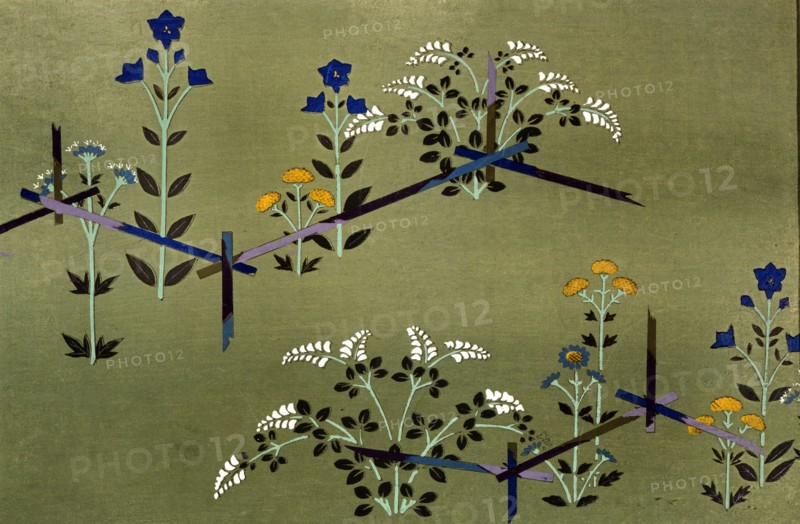 Kamisaka Sekka, Myriade de plantes en fleurs