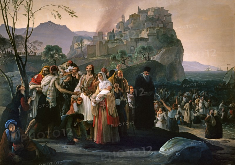 Francesco Hayez, Les réfugiés de Parga