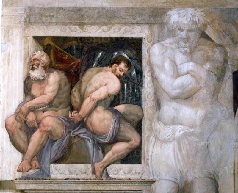 Fasolo, Atlas figure and two prisoners