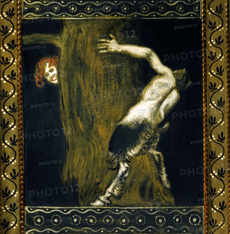 Décoration de la Villa Stuck à Munich : Le jeu du faune
