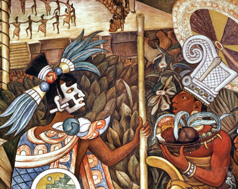 Rivera, Emperor Toledo receives the offerings of his people