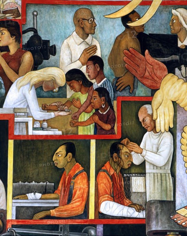 Rivera, The people's plea for better health (detail)