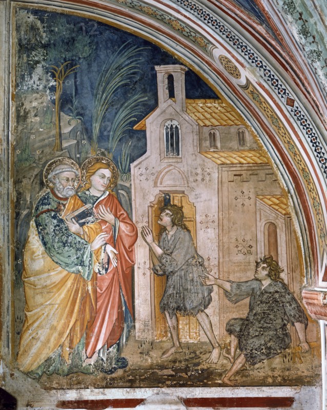 The Miracle of St. Peter and St. John at the "Speciosa" gate in Rome